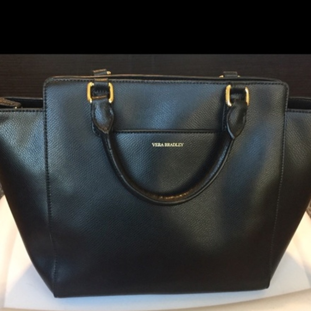 Vera Bradley Morgan Satchel in Black